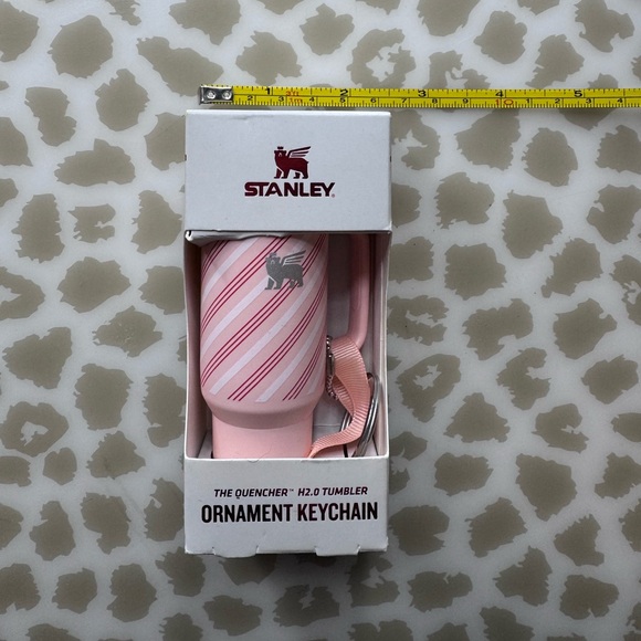 Stanley Pink and Red Striped Keychain Tumbler - Picture 2 of 2